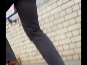 Hunk in tight chinos