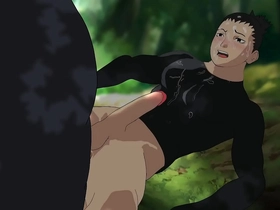 Shikamaru and Asuma rubbing the dick yummy - FROTTAGE BARA YAOI