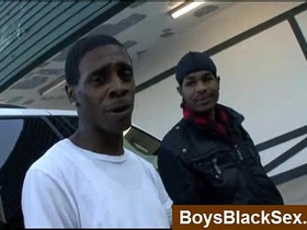 Blacks on boys - interracial gay porno movie03