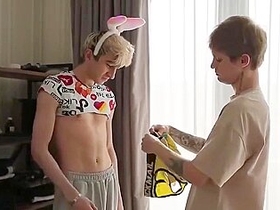 Couple Joined By Big Dick Friend