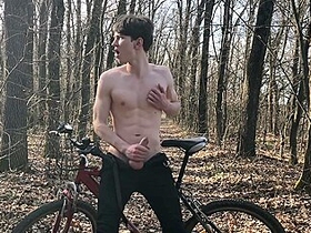 Pretty Teengaer And Tight Trip By Bicycle ! 1 - Trip. Two - Love Juice ! /monstrous 10-pounder