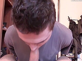 Debt Dandy - Dude With An Injured Arm Has To Take Dick In Pov