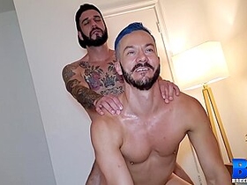 Bearded Doggystyle Fucking Inked Jock With Romeo Davis