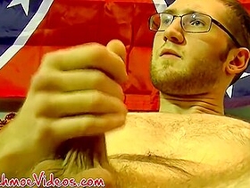 Straight Dude Jerks Off Before His Dick Gets Sucked