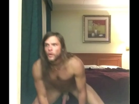 Tarzan naked in hotel room!