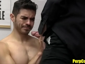 Latino Perp Caught Jacking in the Public Restroom- PerpDick.com